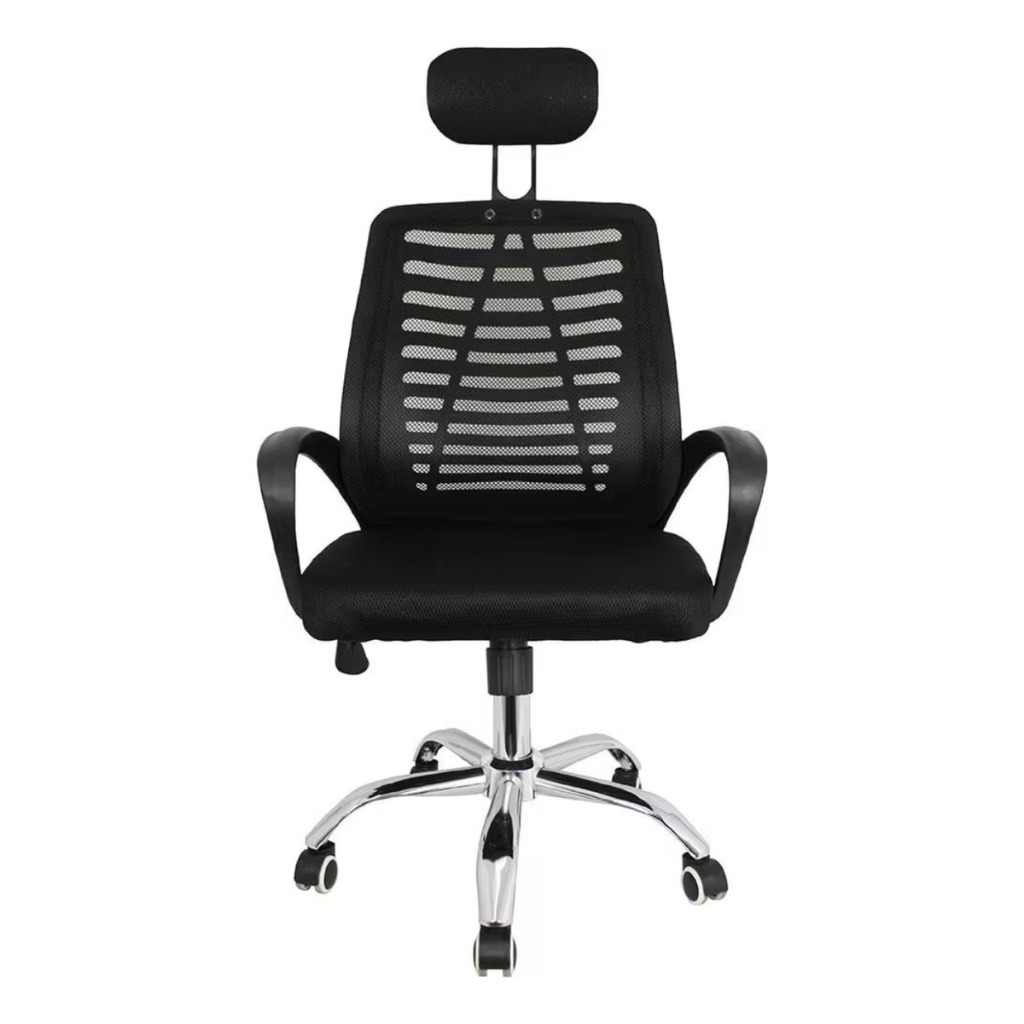 Cadeira Escritório Roma Giratória Preta em Oferta na Shopee