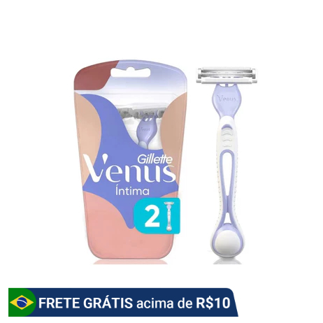 Aparelho De Depilar Gillette Venus Íntima Com 2 Unidades em Oferta na Shopee