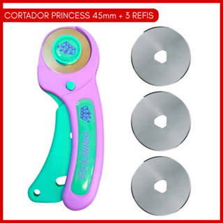 Cortador Circular Princess 45mm + 3 Lâminas Refil Premium em Oferta na Shopee