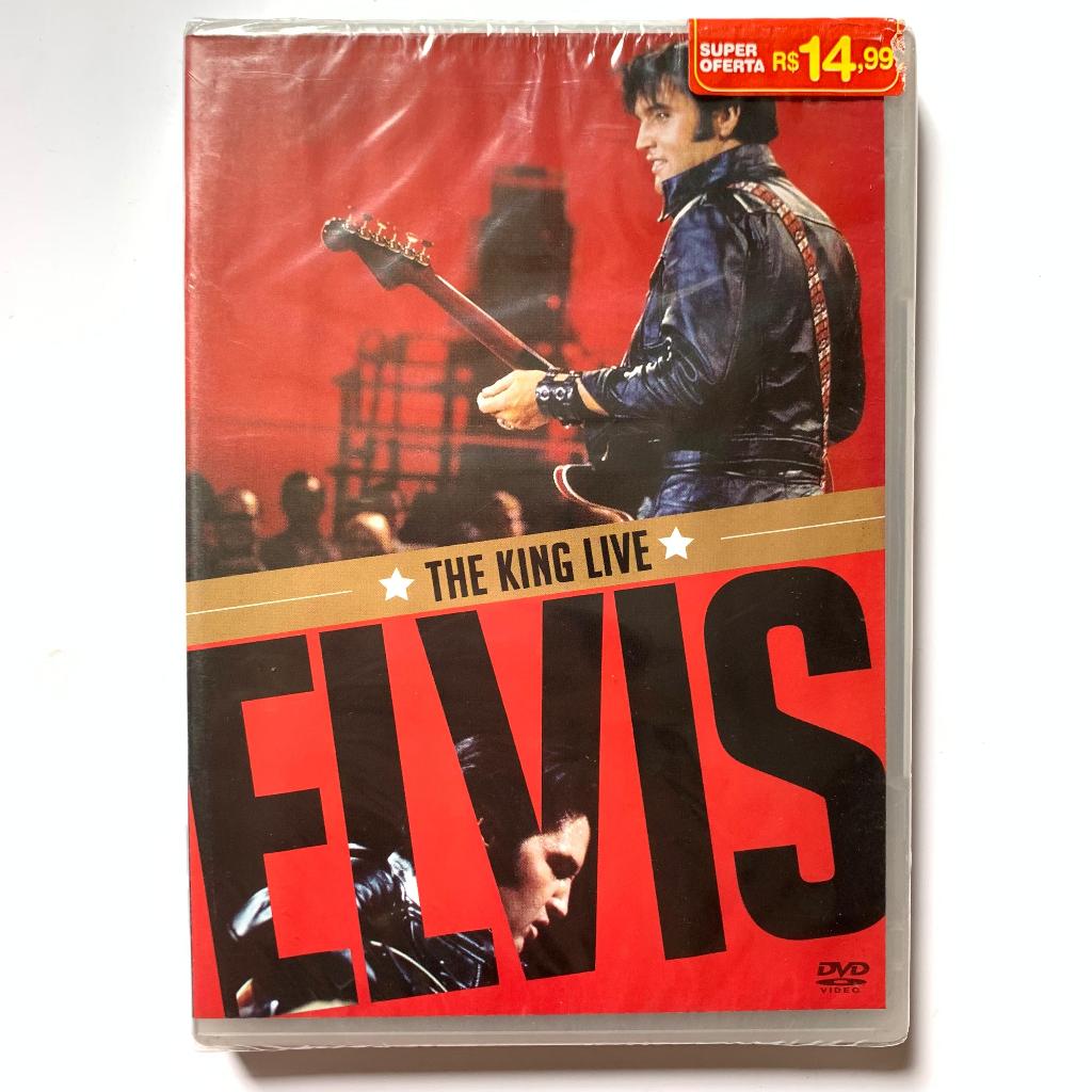 DVD - The King Live - Elvis (Original - Novo Lacrado)