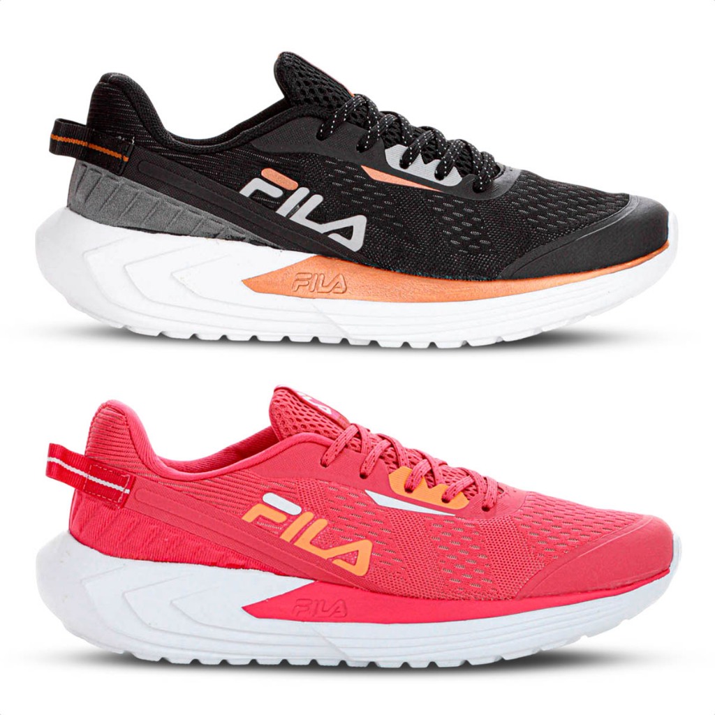 Tênis Fila Diffusion Feminino – Estilo Esportivo com Solado Macio Leve Confortável Corrida e Treino