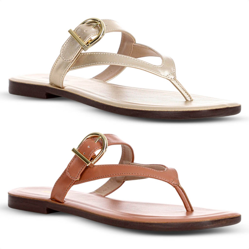 Rasteirinha Anacapri Feminina – Elegante e Confortável com Fivela e Design Minimalista em Oferta na Shopee