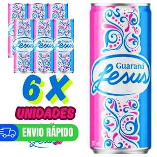 Refrigerante Guaraná Jesus Fardo Com 06 Latas De 310ml Cada em Oferta na Shopee