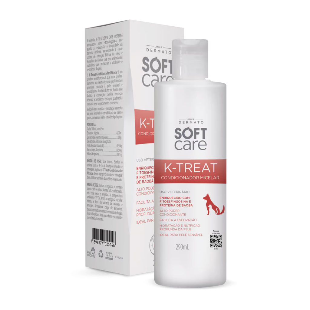 Condicionador Micelar Soft Care K Treat 290ml Pet em Oferta na Shopee