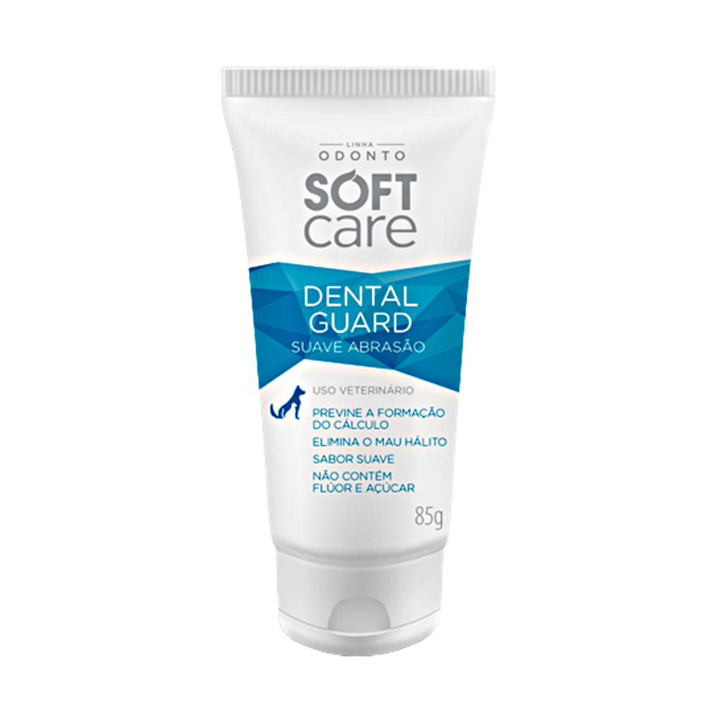 Creme Dental Soft Care Dental Guard Suave Abrasão 85g em Oferta na Shopee