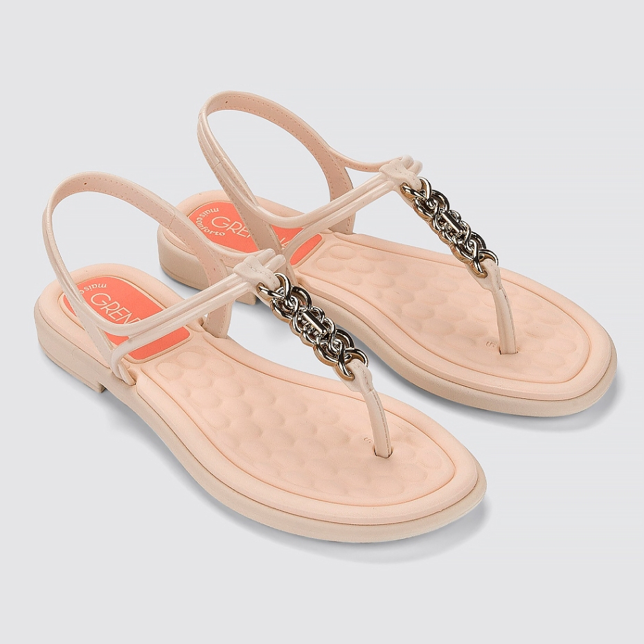 Detalhes do Sandalia Mulher Grendene 19316 Grendha Mais Conforto Encanto