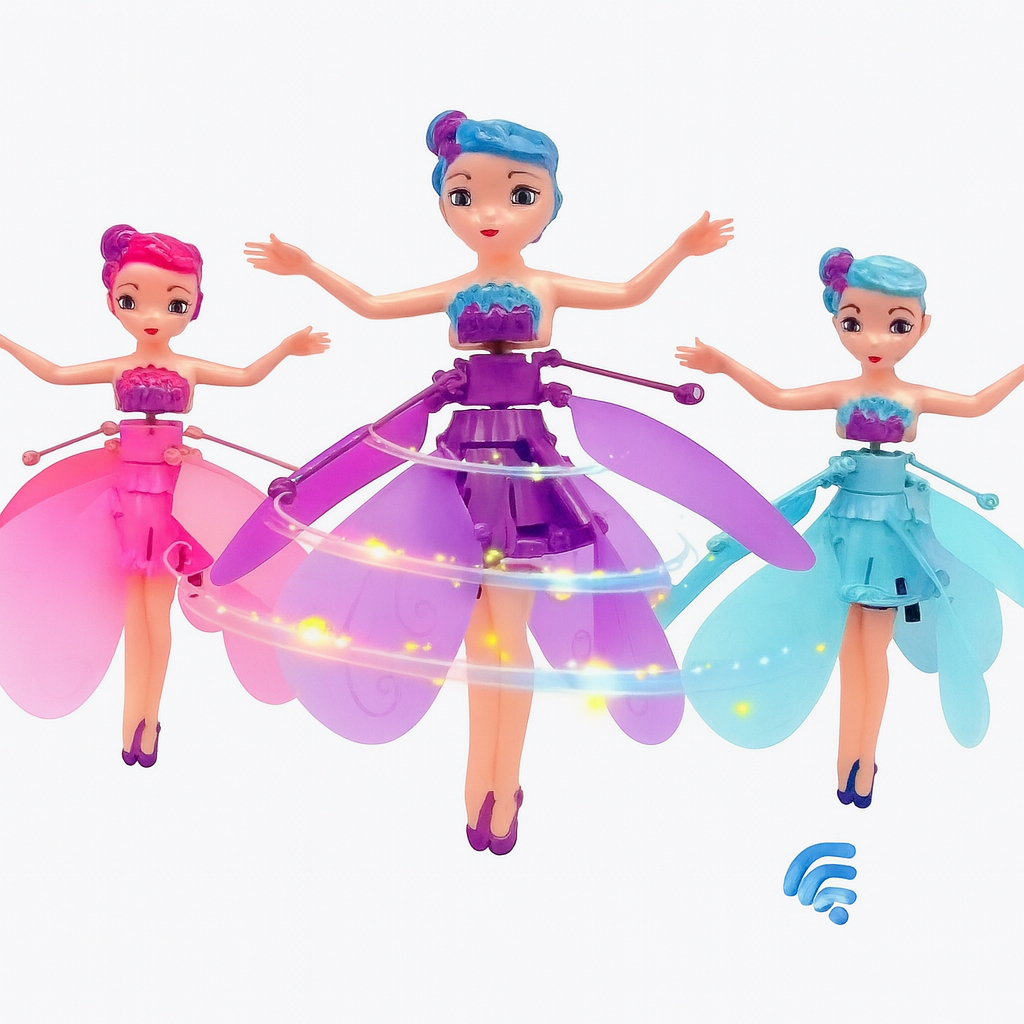 Boneca Fada Voadora com Sensor de Mão - Brinquedo Drone Fadinha Mágica em Oferta na Shopee