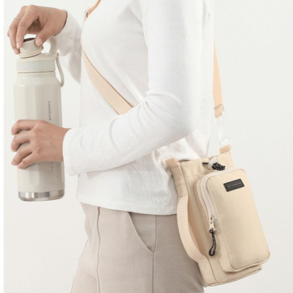 Bolsa Transversal Ar Livre Para Garrafa de Água Ideal para Aventuras