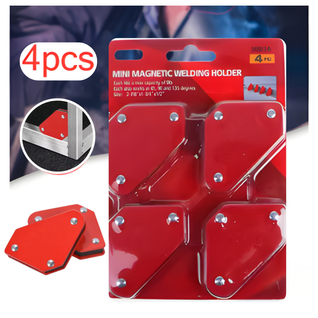 Esquadro Soldador 4 Pç Imã De Solda Magnético Serralheria Metal 45° 90° 135° Até 5kg em Oferta na Shopee