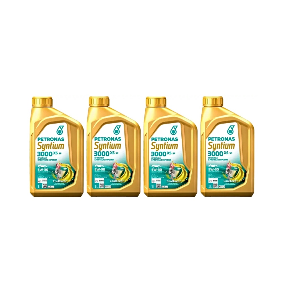 OLEO MOTOR PETRONAS SYNTIUM 3000 XS 5W30 SP ILSAC GF-6 4 LITROS
