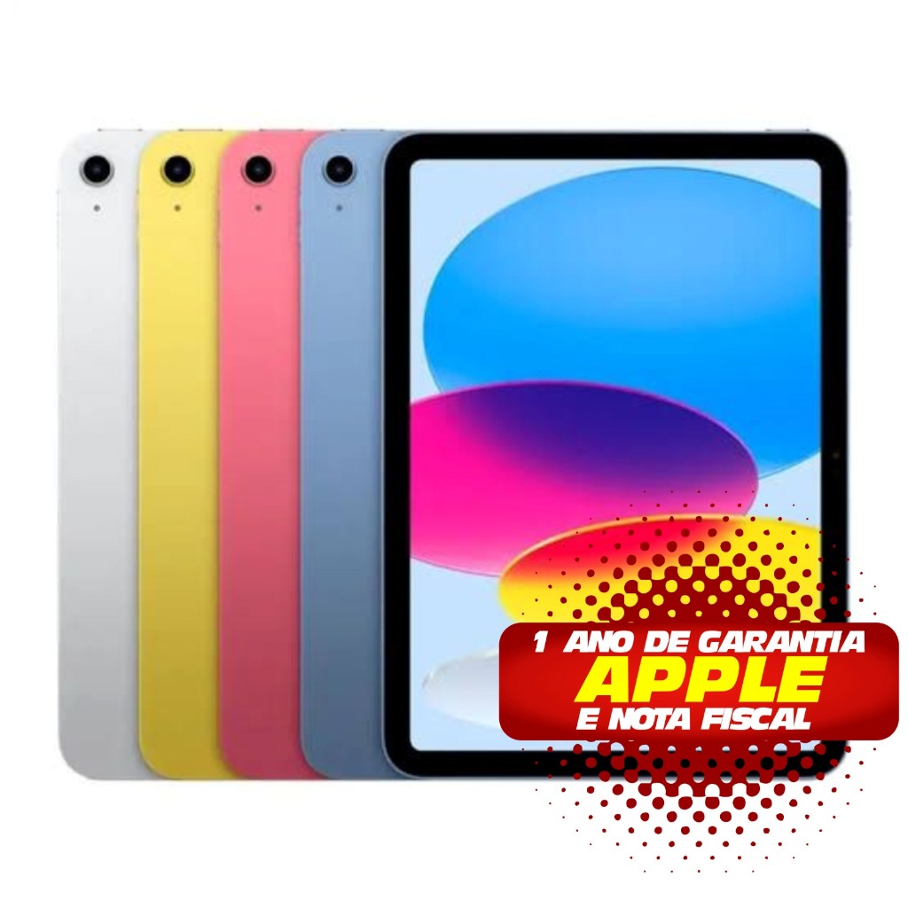 iPad 11 Geração A16 128GB 11" 12MP 12MP 1 ANO DE GARANTIA