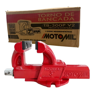 Morsa Torno De Bancada Professional 82Mm Tb-300P N.03 Para Fixação Pesada E Precisa - Motomil em Oferta na Shopee