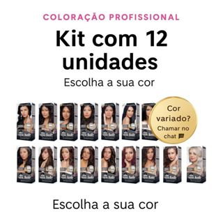 Kit com 12 unidades de coloração super bonita probelle MONTE SEU COMBO em Oferta na Shopee