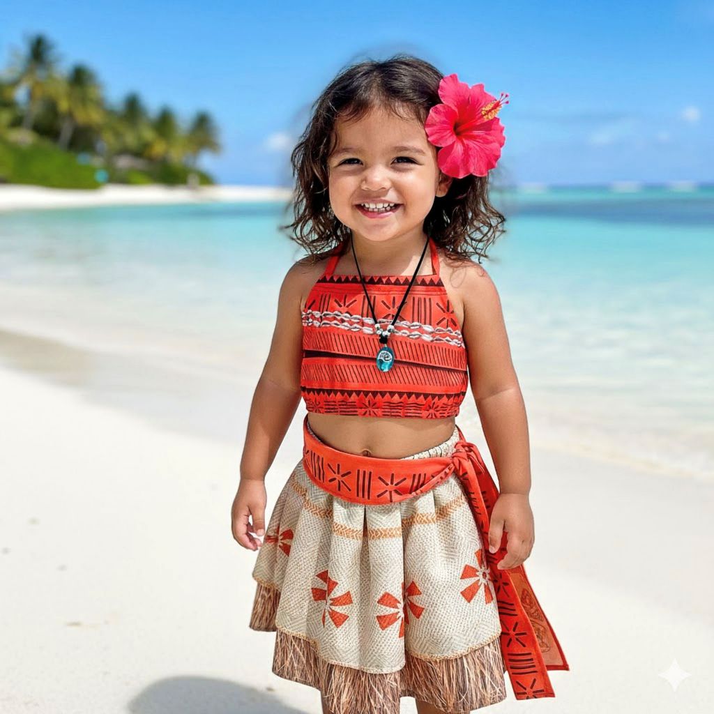 Roupa Moana / Fantasia Moana / Moana / Colar Moana