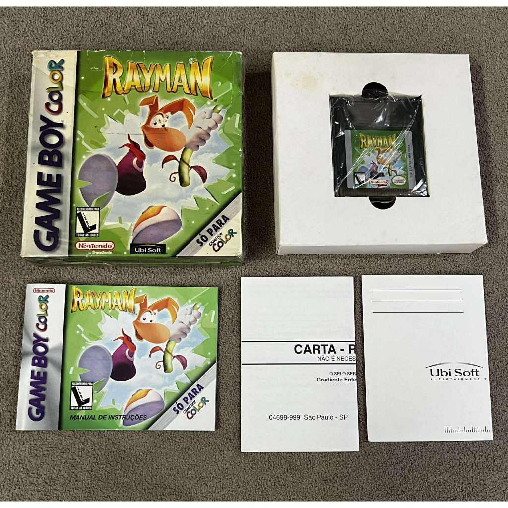 Rayman - Versão Nacional Gradiente - Game Boy Color