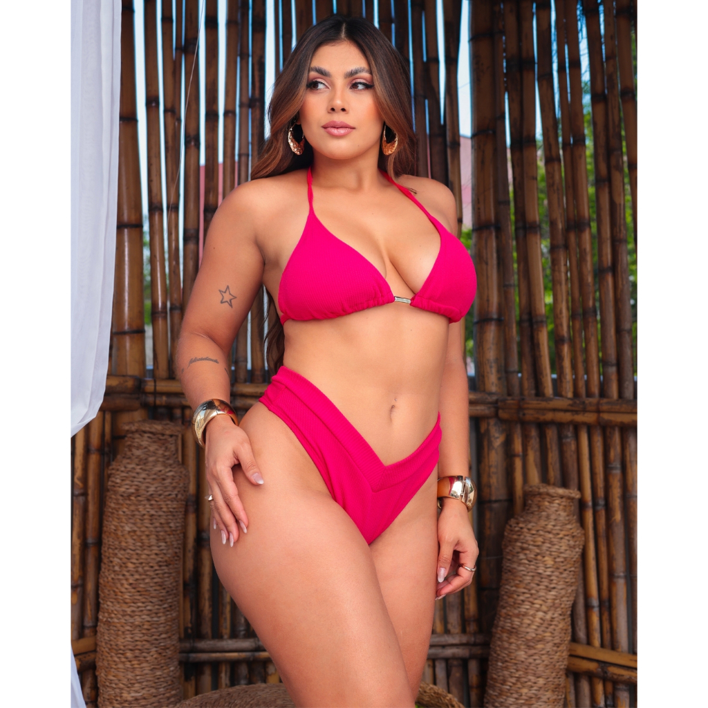 Biquíni Cortininha Efeito Lipo Cintura Alta ENVIO IMEDIATO em Oferta na Shopee