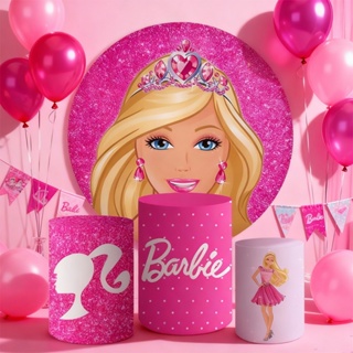 Capas Painel Redondo Trio de Cilindro Boneca Rosa em Oferta na Shopee