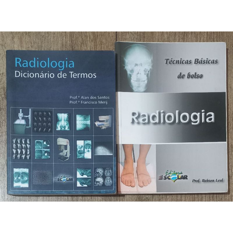 radiologia - dicionário de termos / técnicas básicas - kit 2 livros