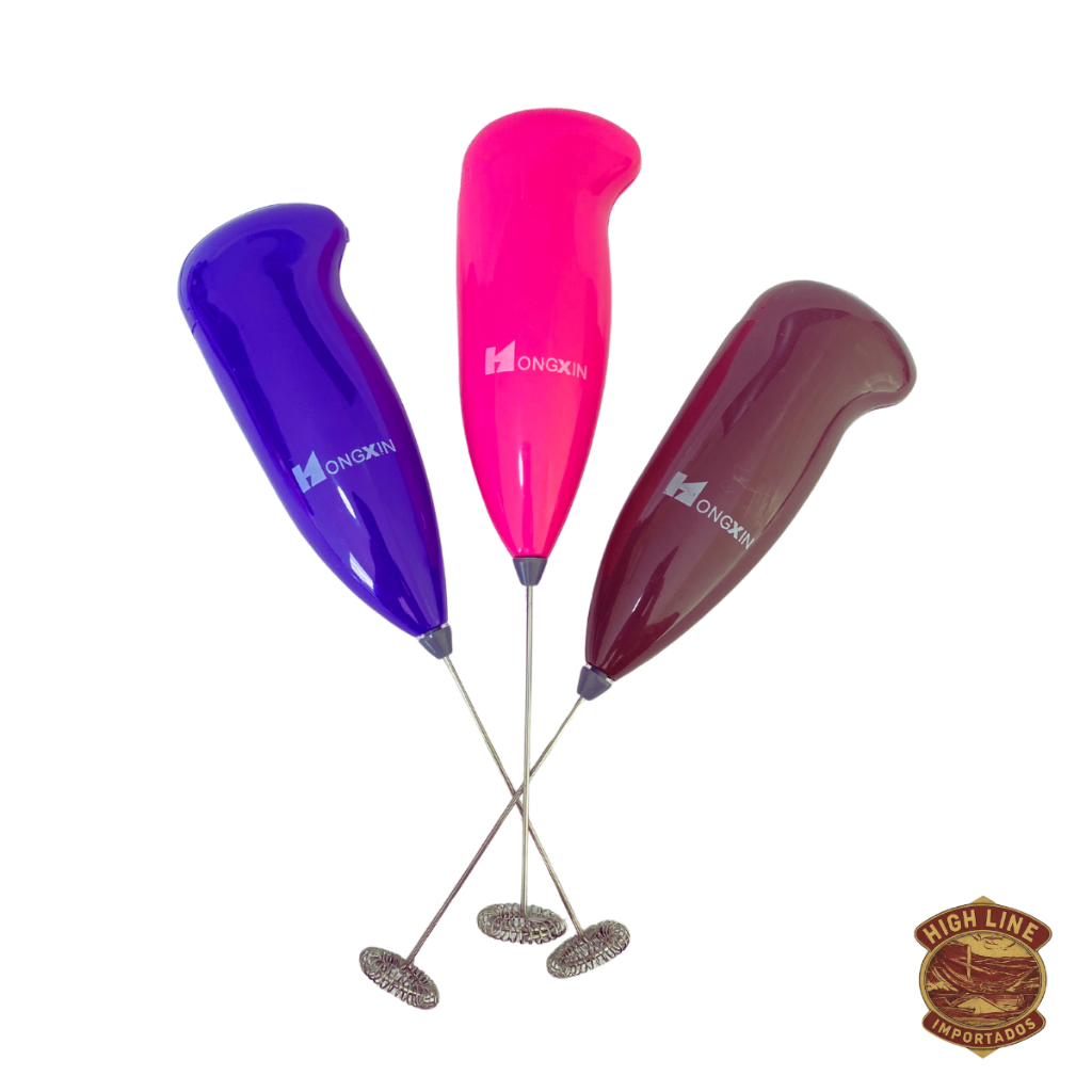 Batedor Misturador Mixer Plus De Alimentos Processador Multiuso a Pilha Portátil