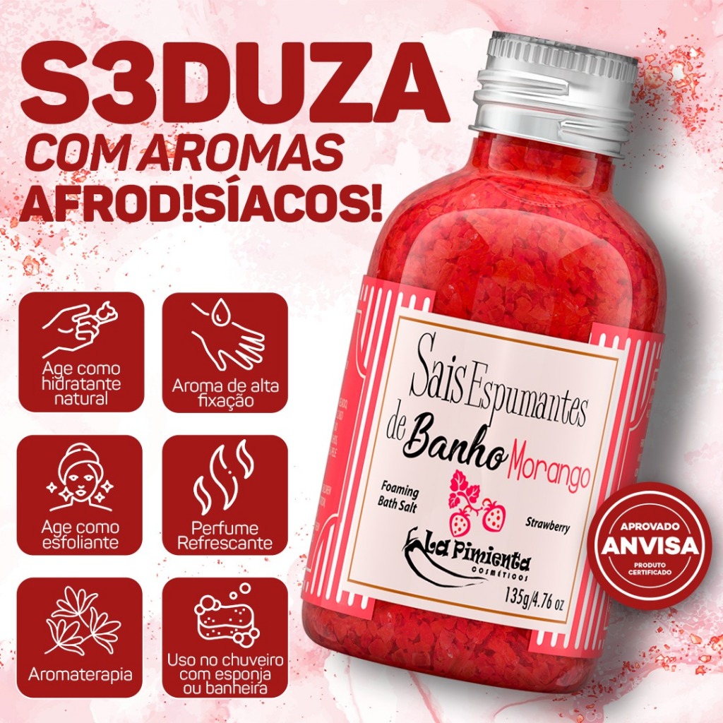 SAIS DE BANHO SENSUAL E  AFRODISÍACO QUALIDADE TOP PARA BANHEIRA, CHUVEIRO, OFURÔ E JACUZZI