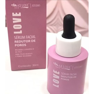 Sérum Facial Redutor de Poros 30ml Max Love #Maquiagem #Make #Cuidado #Pele