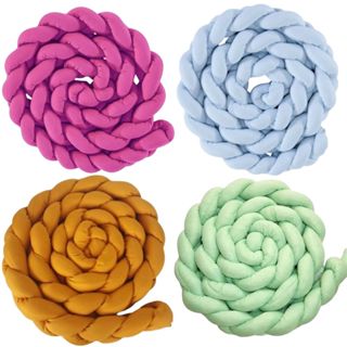 Super Promoção Trança Avulsa 4 Metros e 5,5 Metros Lisas Para Berço em Oferta na Shopee