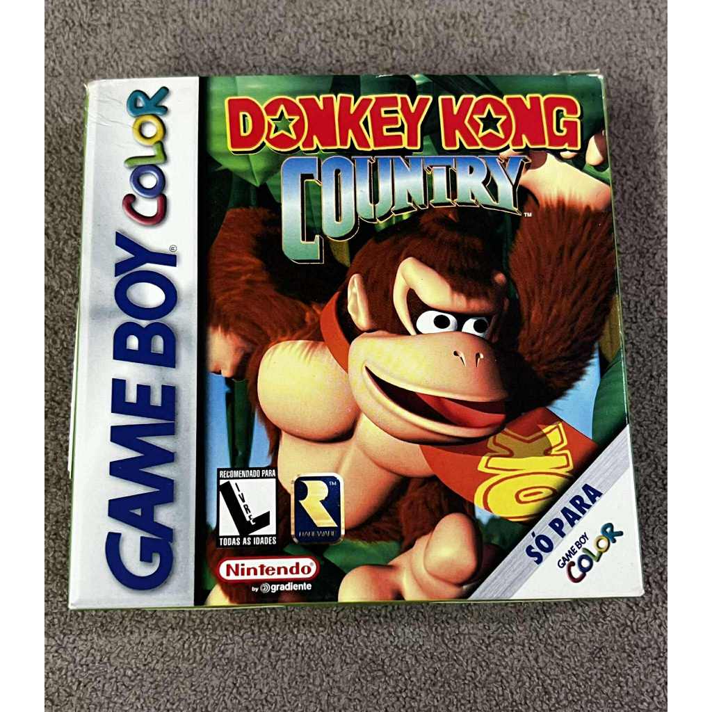 Donkey Kong Country - Completo - Versão Nacional Gradiente - Game Boy Color