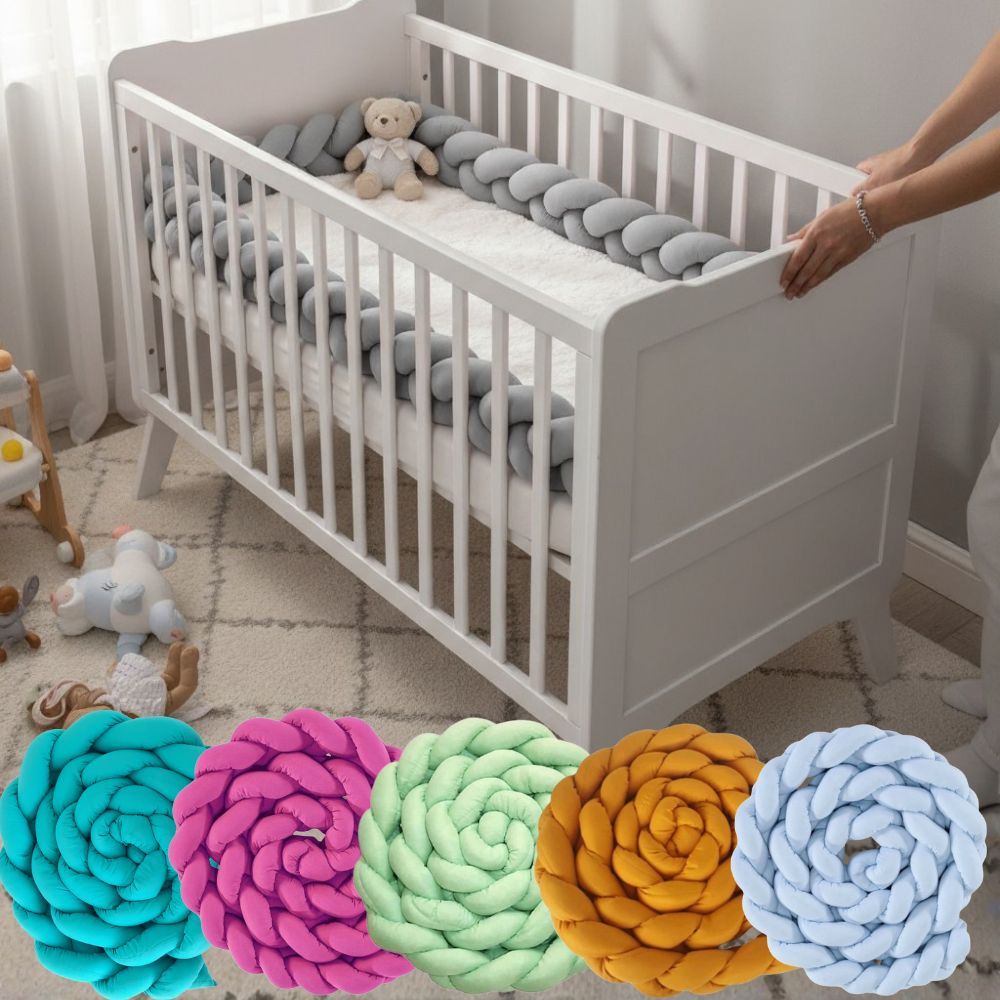 Super Promoção Trança Avulsa Berço Americano Protetor de Berço