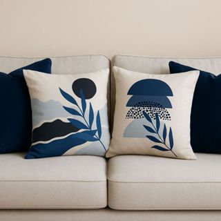 Kit 4 Capas Almofada 45x45 Compose 2 Capas Linho Estampada + 2 Capas Suede Lisa Decorativa em Oferta na Shopee