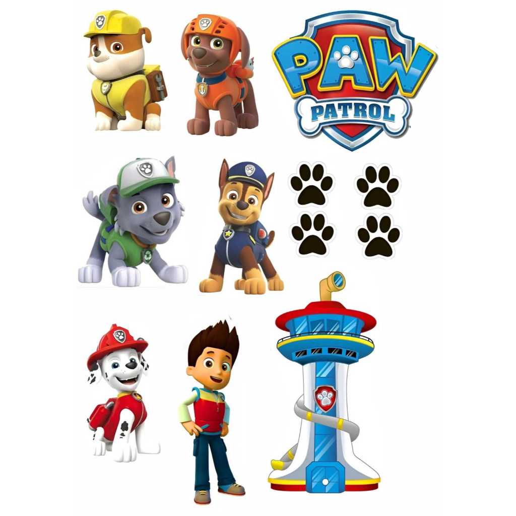 Adesivos Patrulha Canina / Cartelas em Oferta na Shopee