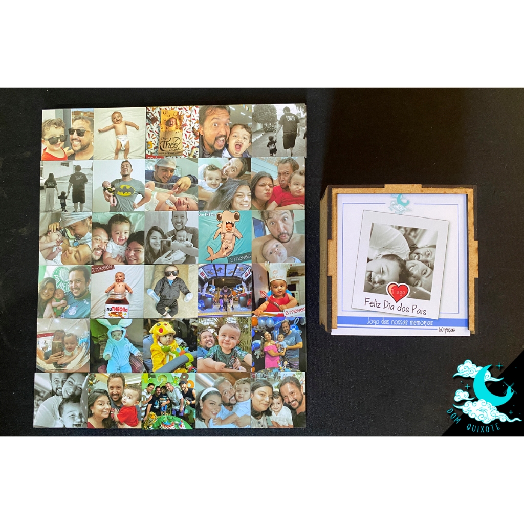 Jogo da Memória em MDF - Personalizado (você monta seu jogo)