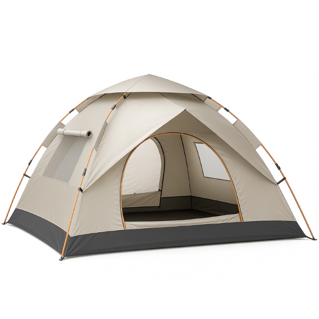 Barraca Camping Automática Monta Em 60seg 210x200x150cm 3-4 Pessoas Tenda Legendários instantânea