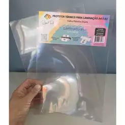 Protetor Térmico A4 e A3 para Plastificação e Laminação - Reutilizável
