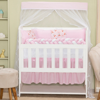 Kit Mini Berço Trança 06 Peças Sublimado Menino e Menina em Oferta na Shopee
