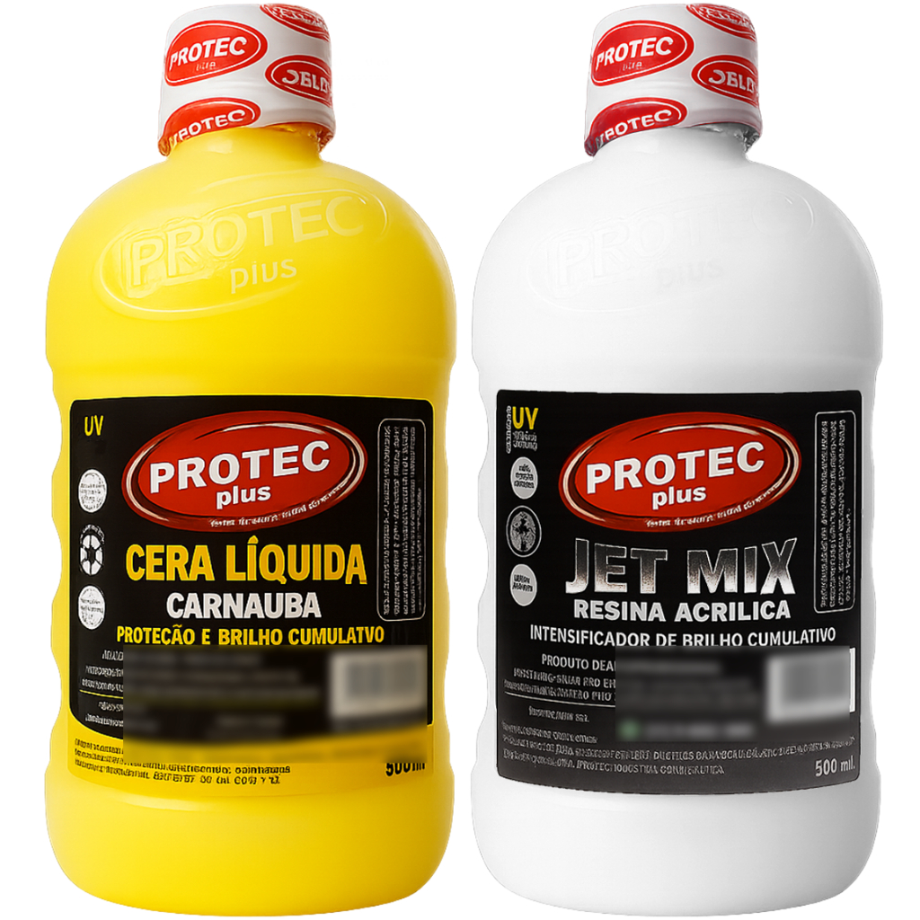 Cera Carnaúba Automotiva Liquida + Resina Acrilica Jet mix 500ml em Oferta na Shopee