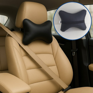 Almofada Apoio Cervical De Pescoço E Cabeça Em Courvin automotivo gamer em Oferta na Shopee