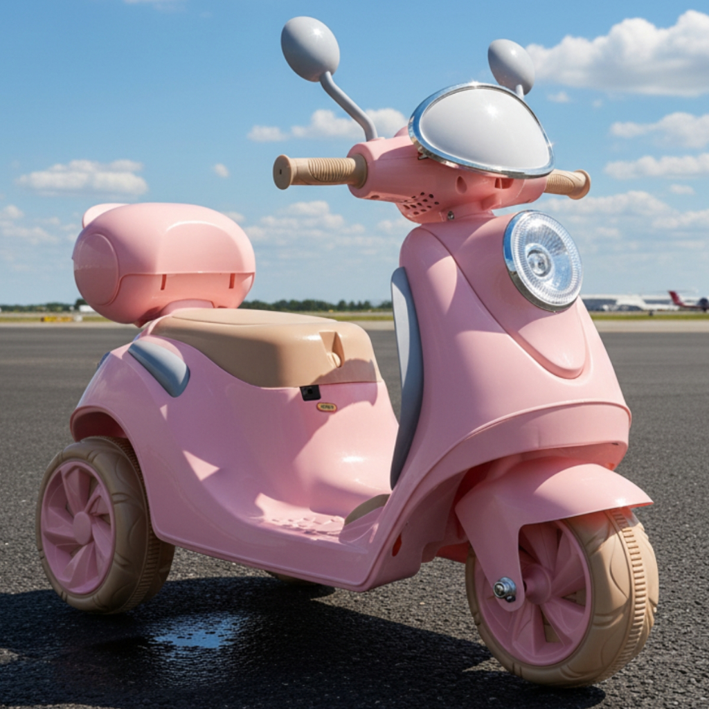 Moto Elétrica Infantil Lemn e Bella 6V Scooter com Luz LED, Som e Música Divertida em Oferta na Shopee