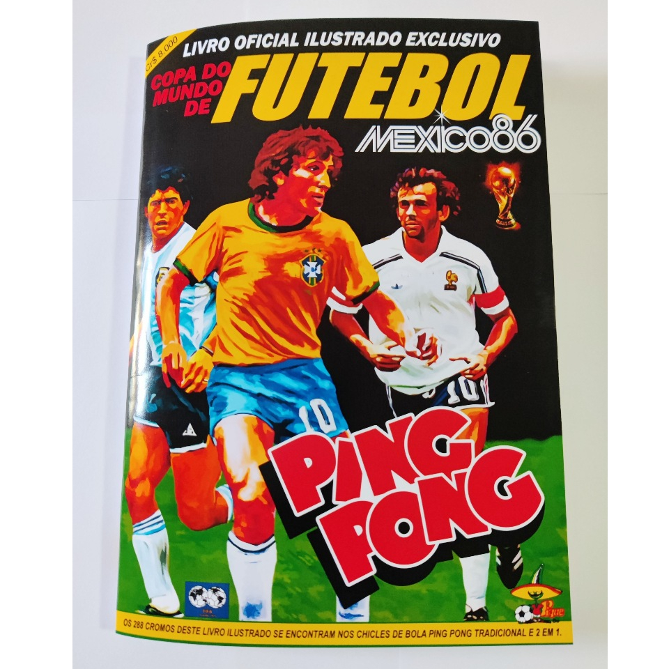 Álbum Copa Do Mundo 1986 - Ping Pong