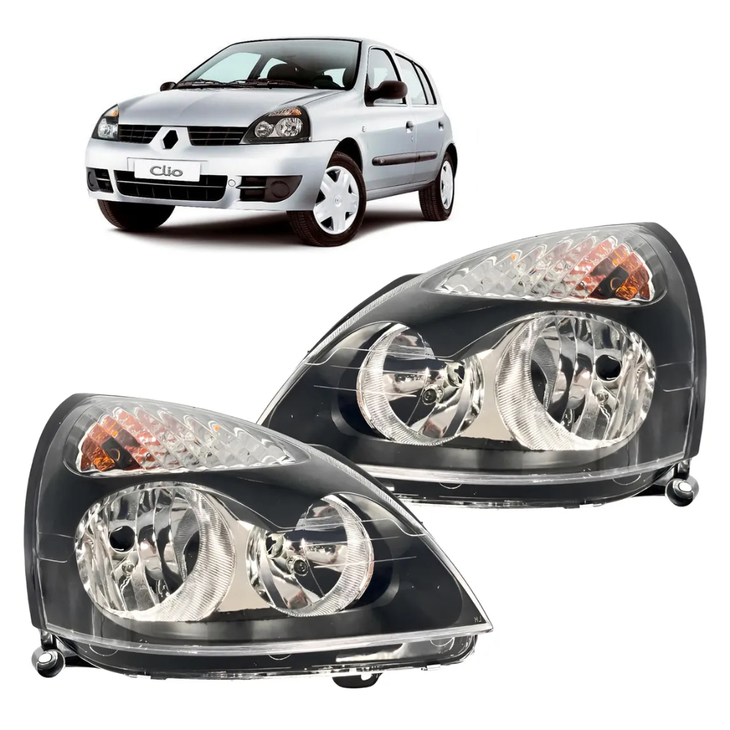 Par Farol Clio 2003 2004 05 06 07 08 09 10 2011 2012 Máscara Negra