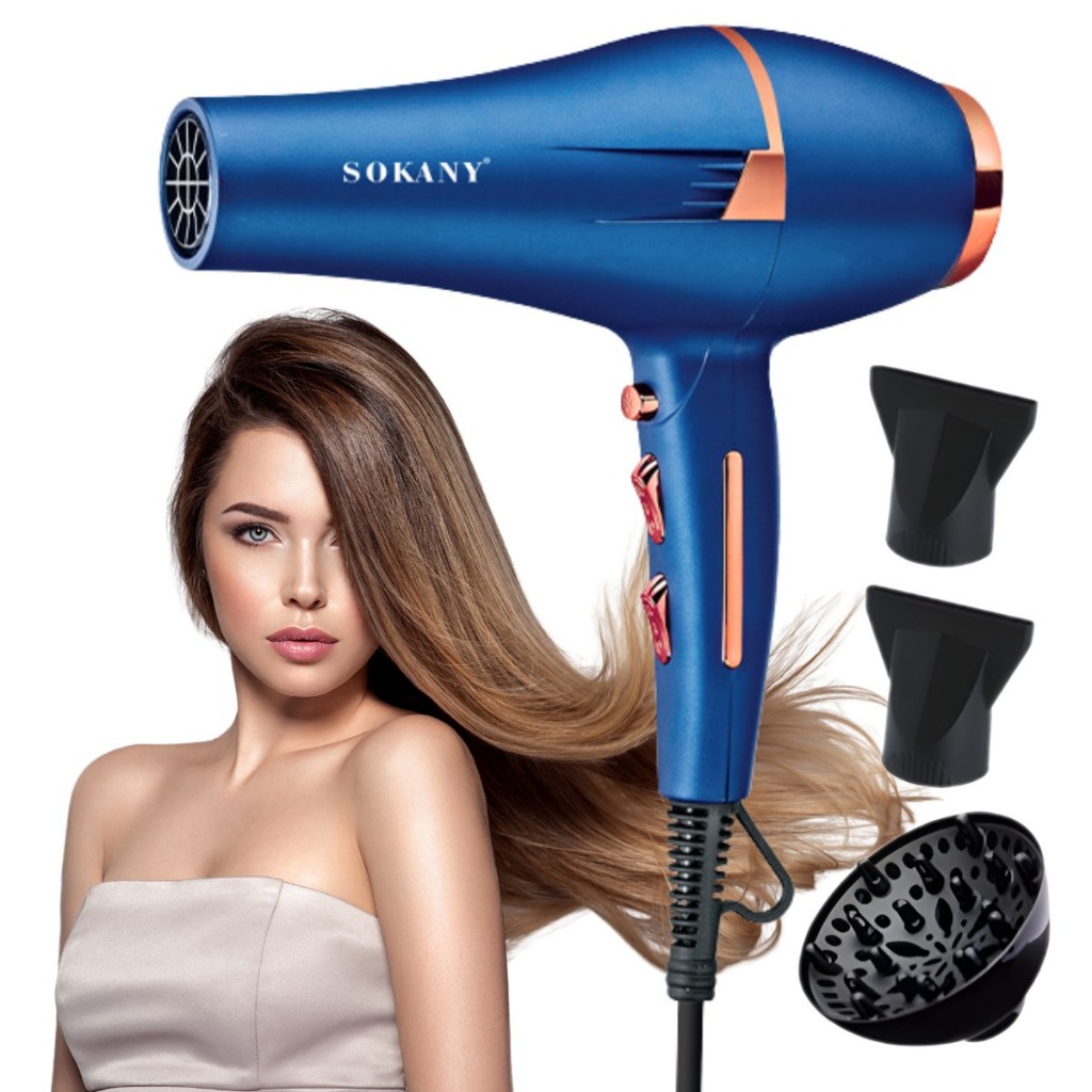 Secador de Cabelo Profissional 110V 1800W 2400W Potente Turbo Ar Frio Quente Silencioso em Oferta na Shopee