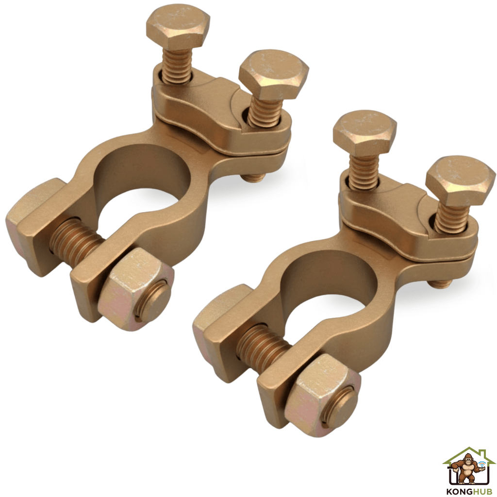 Kit 2 Terminais Sapão Terminal Polo De Bateria Universal Para Carro Caminhão Trator Som automotivo