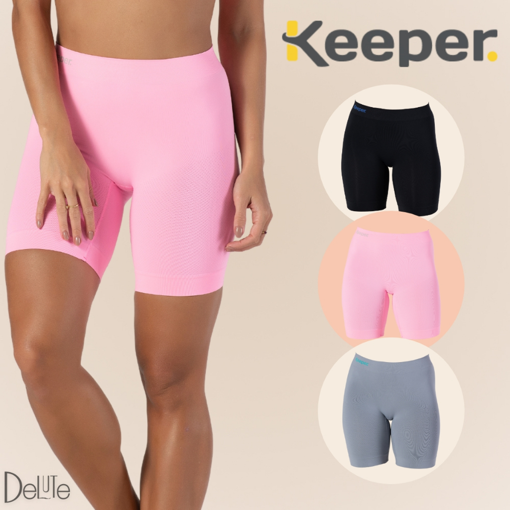 Bermuda Térmica Modeladora Feminina Sem Costura Fitness Esportiva Anti Assaduras Microfibra Lisa