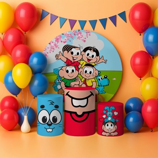 Capas Painel Redondo Trio de Cilindro Turma Amigos em Oferta na Shopee