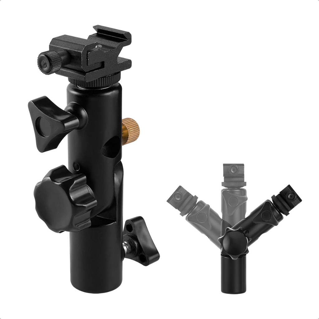 Suporte Holder Metal Versátil SPF-02 Sou Foto com Sapata Hotshoe Removivel Pino 1/4