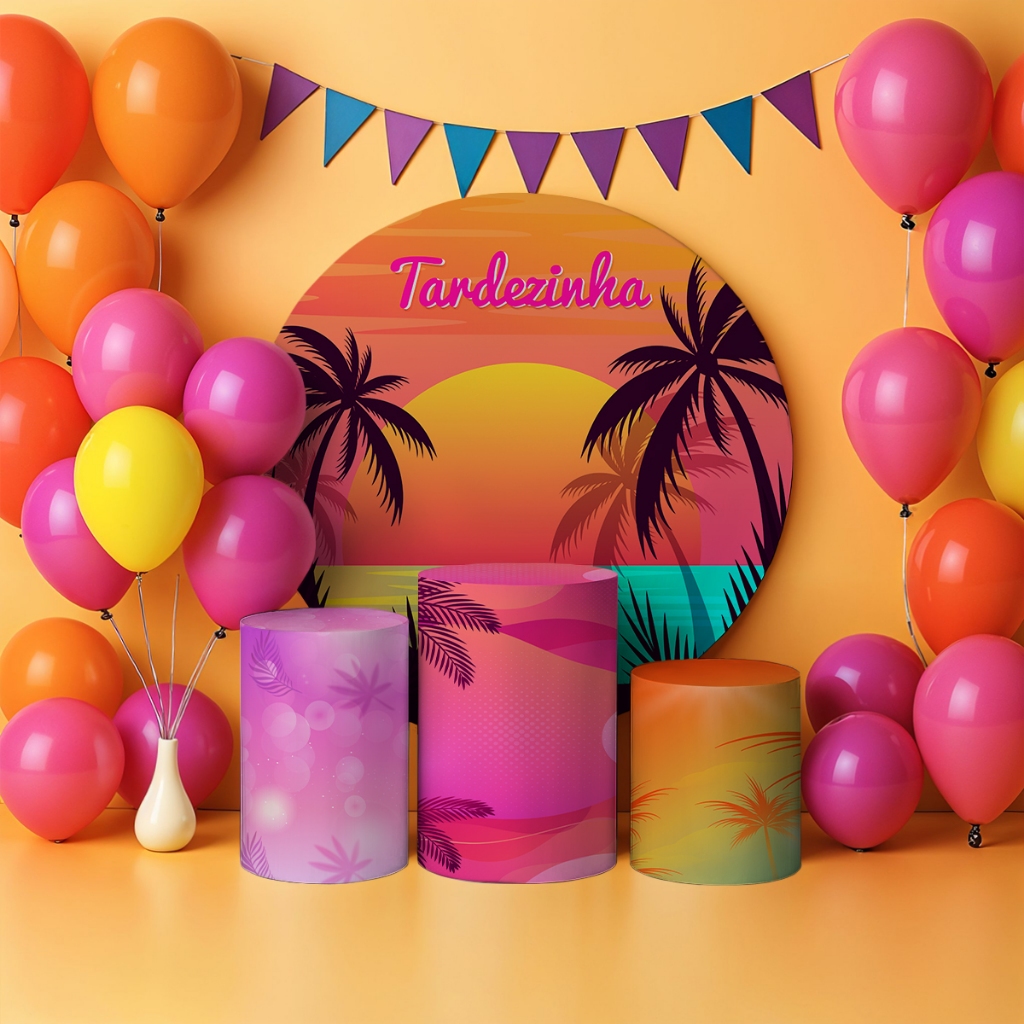 Capas Painel Redondo Trio de Cilindro Veste Fácil Tardezinha em Oferta na Shopee