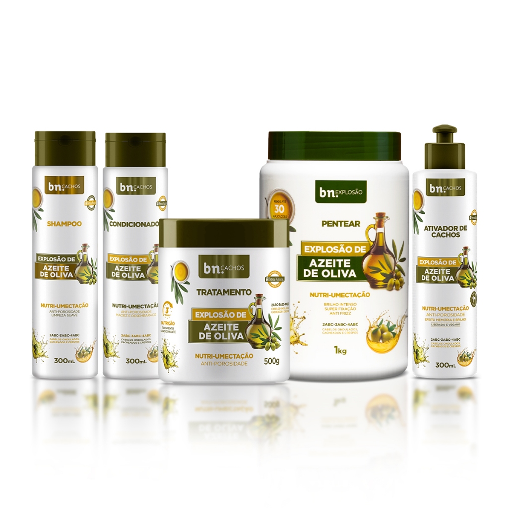 Kit Explosão de Azeite de Oliva + Ativador bn.Cachos em Oferta na Shopee