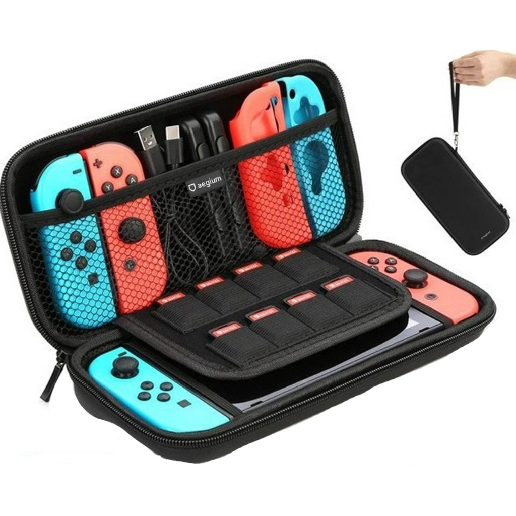 Bolsa Estojo Case Bag Resistente Para Nintendo Switch Oled e Lite Preto em Oferta na Shopee