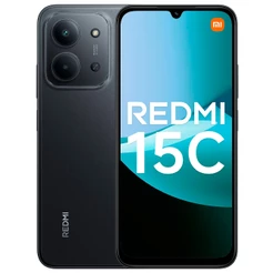 Smartphone Xiaomi Redmi 15C 256GB + 8GB RAM - Tela 6.9” Dual SIM 4G LTE - Preto (Midnight Black)