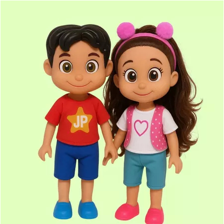 Bonecos Maria Clara E JP 15Cm Promoção Brinquedo Infantil Dia Das Crianças Envio Imediato em Oferta na Shopee