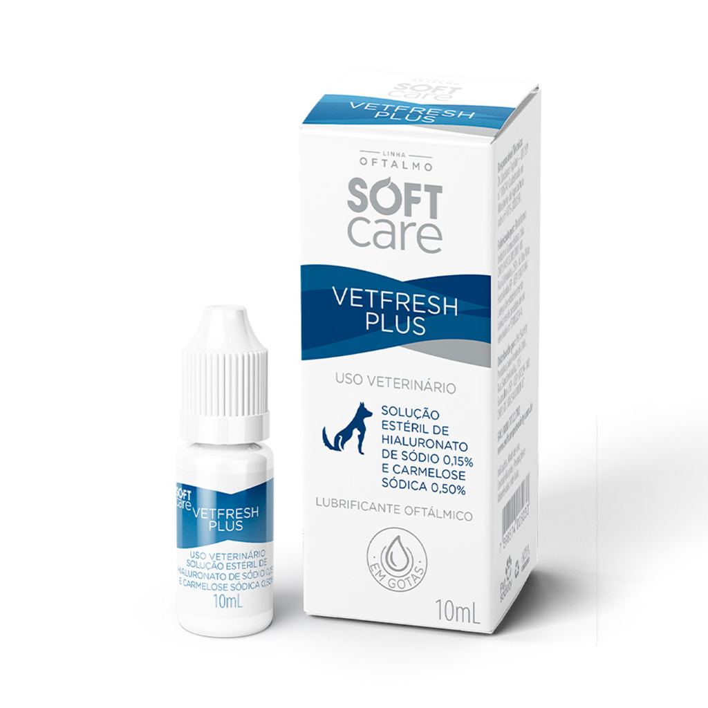 Lubrificante Ocular Soft Care Vetfresh Plus 10ml em Oferta na Shopee
